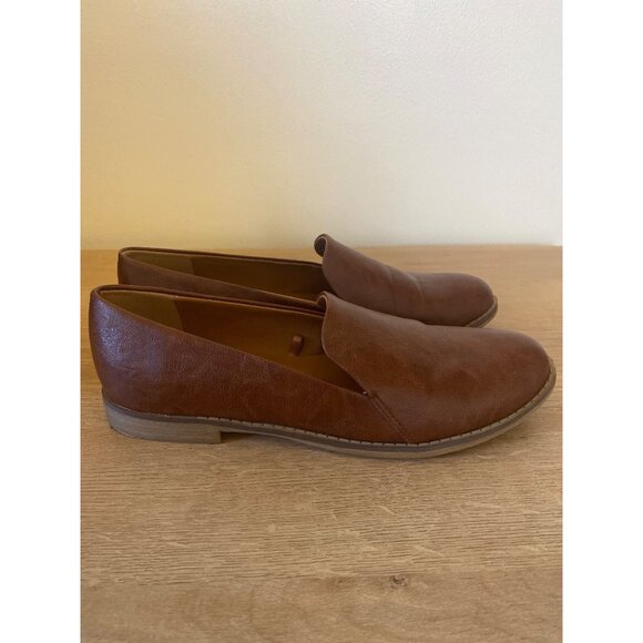Indigo Rd. Women’s Brown Faux Leather Loafers Size 7.5 - Picture 3 of 8